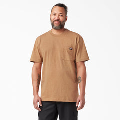 "Heavyweight Heathered Short Sleeve Pocket T-Shirt"