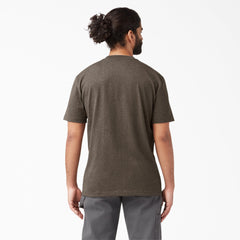 "Heavyweight Heathered Short Sleeve Pocket T-Shirt"