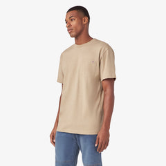 "Heavyweight Heathered Short Sleeve Pocket T-Shirt"