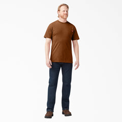 "Heavyweight Heathered Short Sleeve Pocket T-Shirt"