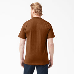 "Heavyweight Heathered Short Sleeve Pocket T-Shirt"