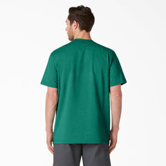 "Heavyweight Heathered Short Sleeve Pocket T-Shirt"