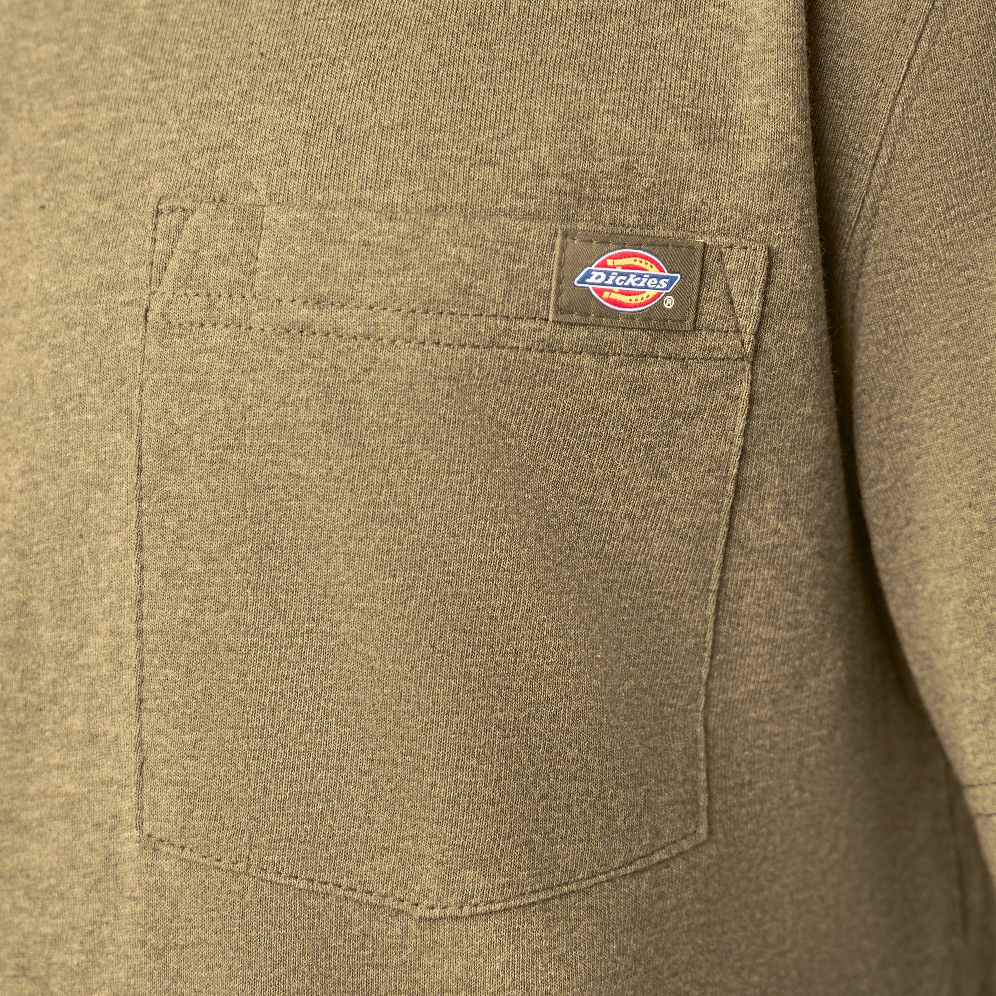 "Heavyweight Heathered Short Sleeve Pocket T-Shirt"