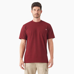 "Heavyweight Heathered Short Sleeve Pocket T-Shirt"