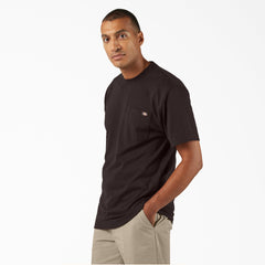 "Heavyweight Heathered Short Sleeve Pocket T-Shirt"