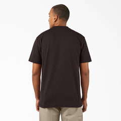 "Heavyweight Heathered Short Sleeve Pocket T-Shirt"