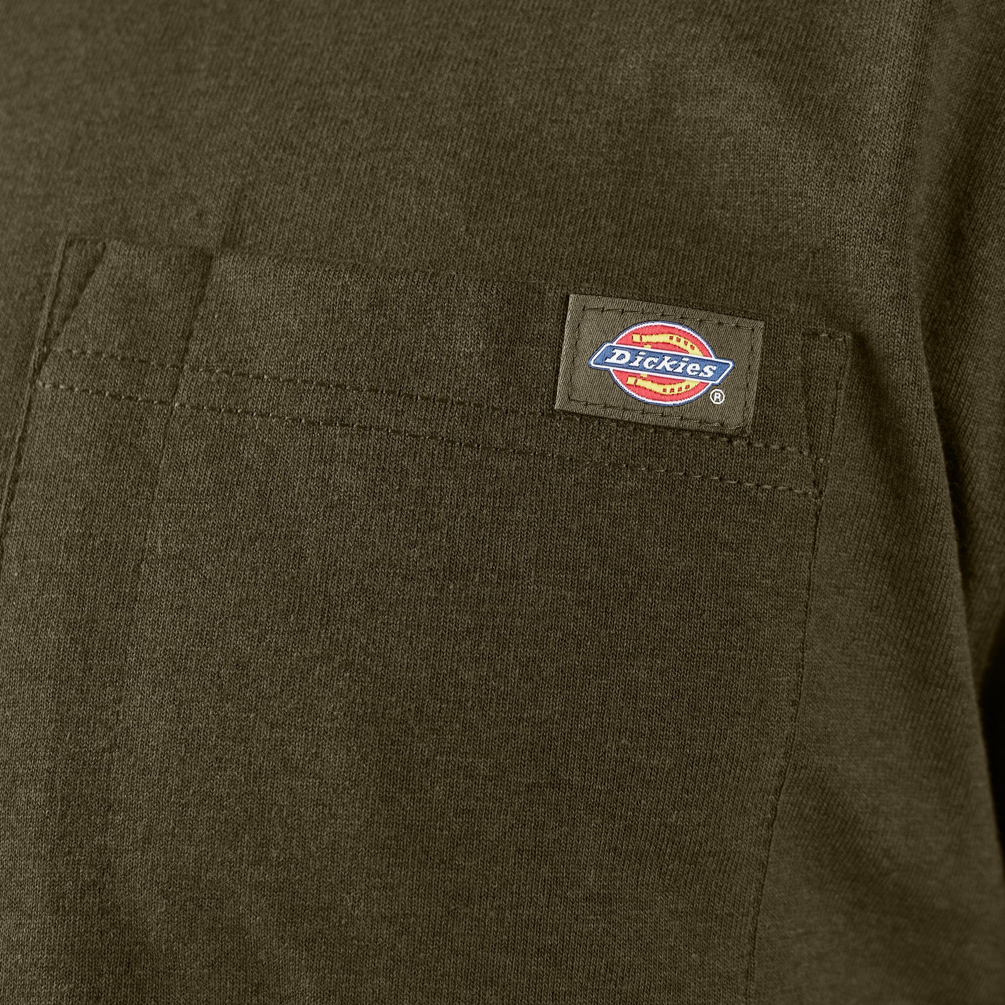 "Heavyweight Heathered Short Sleeve Pocket T-Shirt"