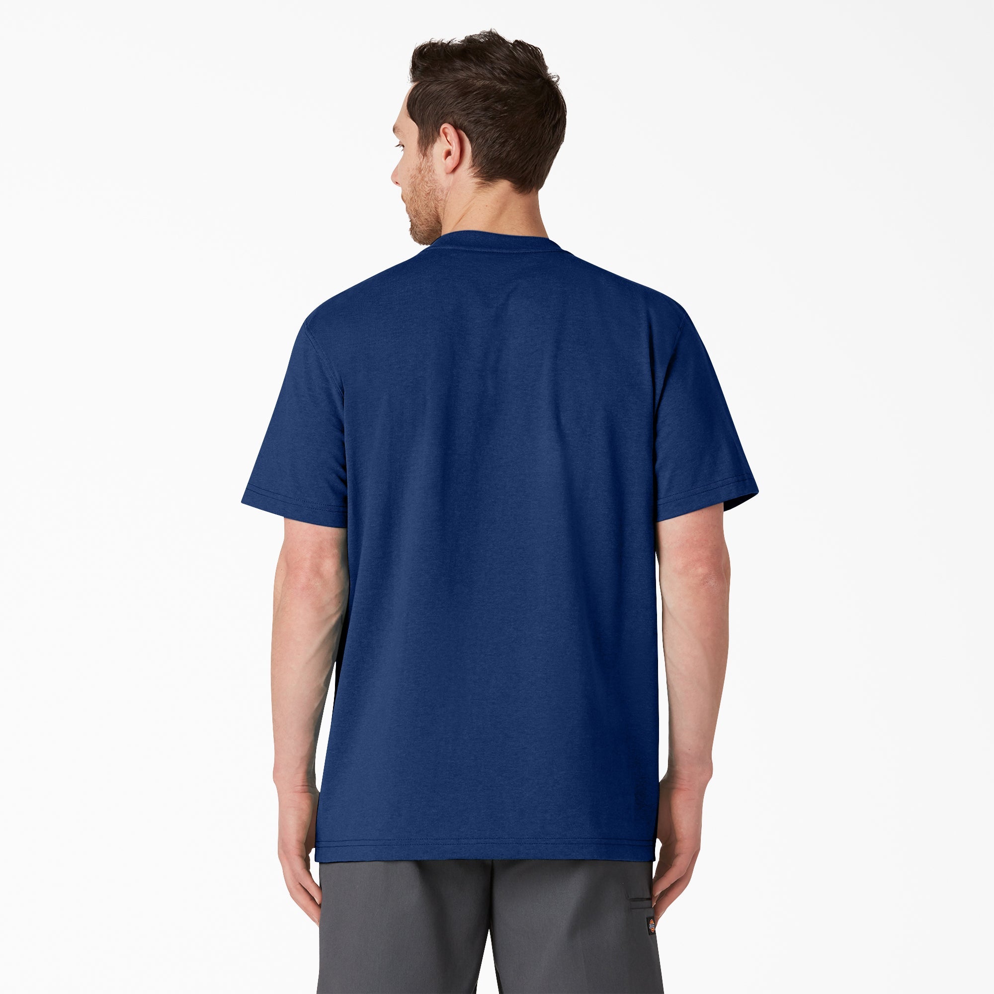 "Heavyweight Heathered Short Sleeve Pocket T-Shirt"