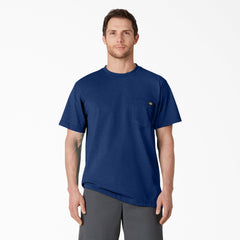"Heavyweight Heathered Short Sleeve Pocket T-Shirt"