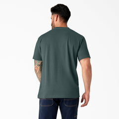 "Heavyweight Heathered Short Sleeve Pocket T-Shirt"