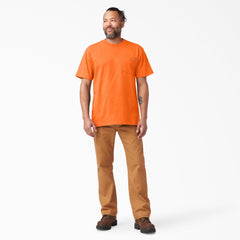 "Heavyweight Neon Short Sleeve Pocket T-Shirt"
