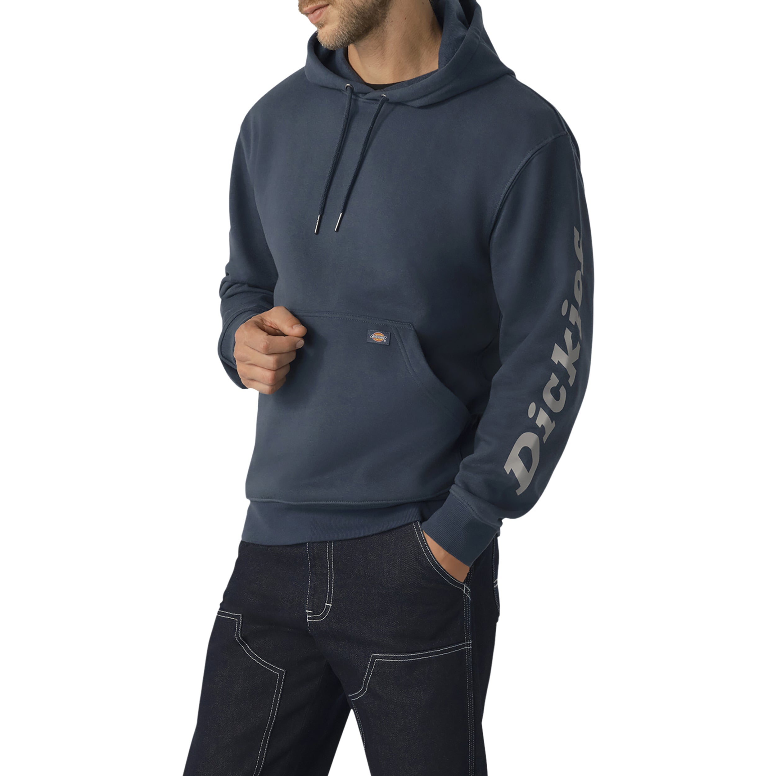 "Water Repellent Sleeve Logo Hoodie"