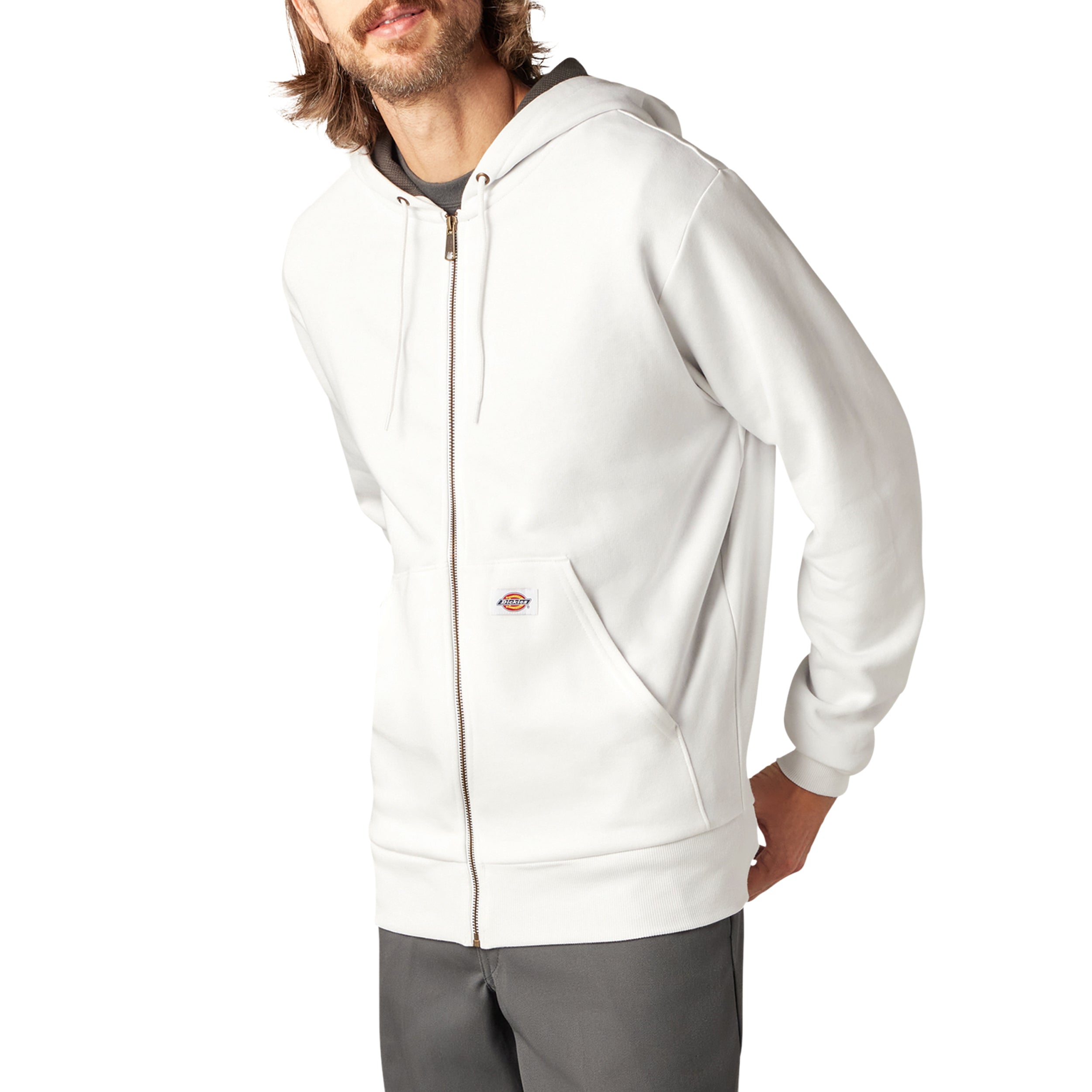 "Thermal Lined Fleece Zip Hoodie"