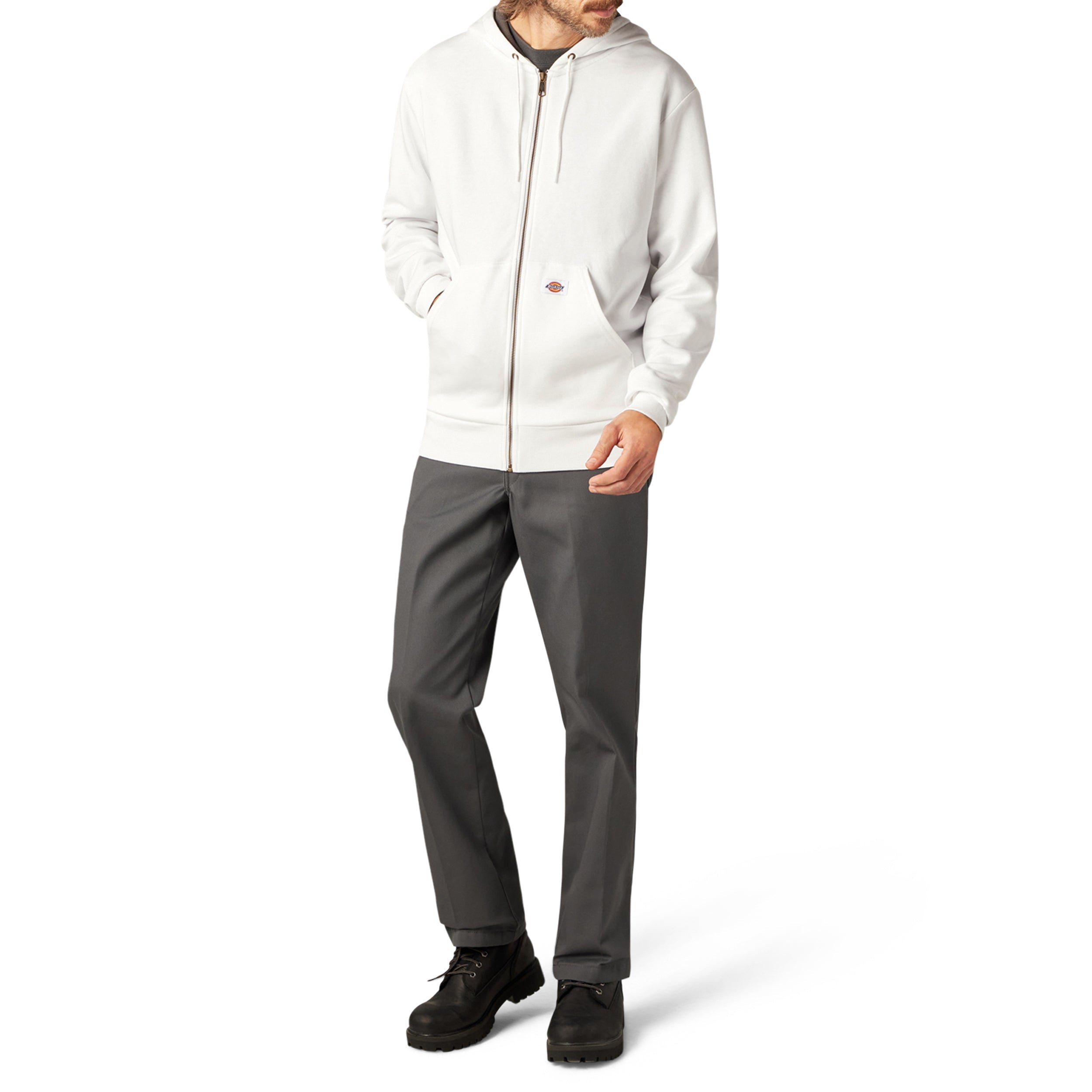 "Thermal Lined Fleece Zip Hoodie"