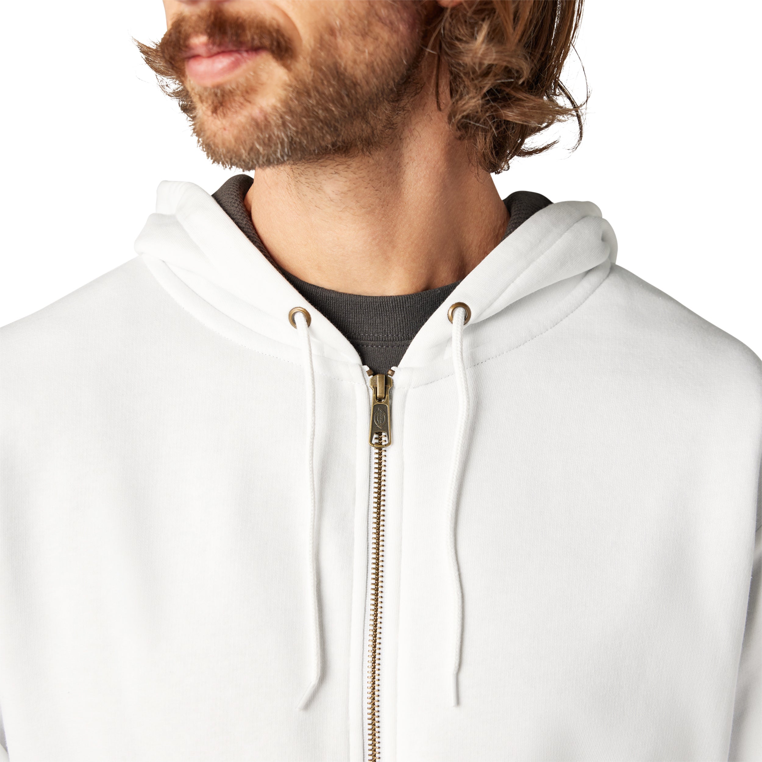 "Thermal Lined Fleece Zip Hoodie"