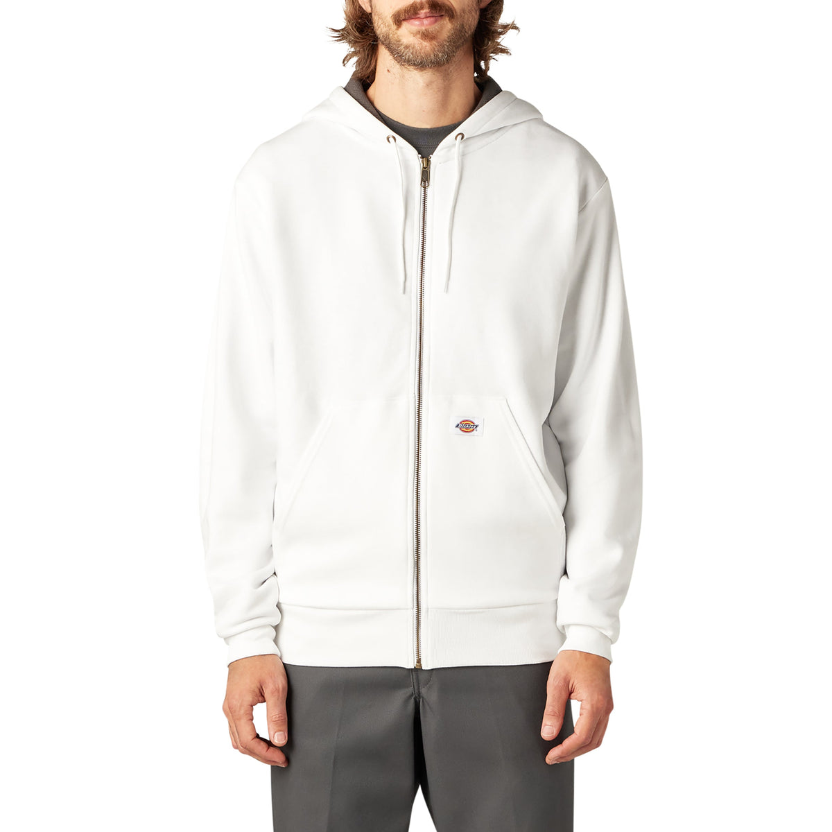 "Thermal Lined Fleece Zip Hoodie"